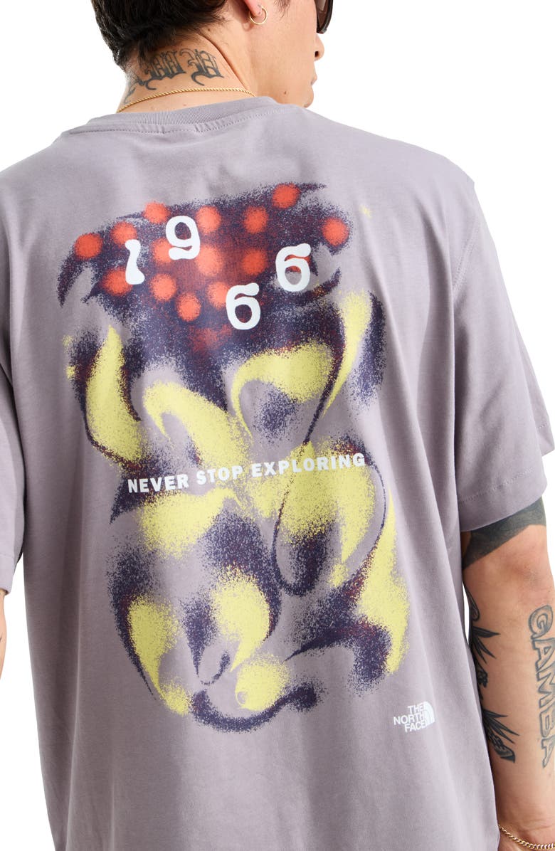 The North Face 1966 Motion Relaxed Graphic T-Shirt, Alternate, color, Transcendent Grey