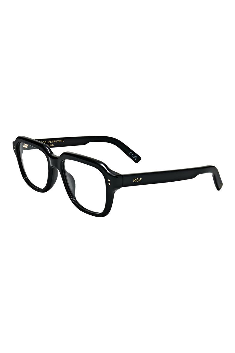 59mm Rectangular Optical Glasses, Alternate, color, BLACK