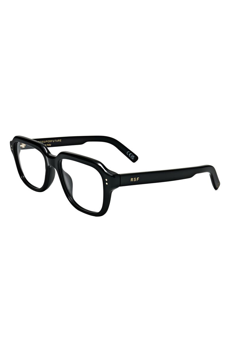 SUPER by RETROSUPERFUTURE<sup>®</sup> 59mm Rectangular Reading Glasses, Alternate, color, Black