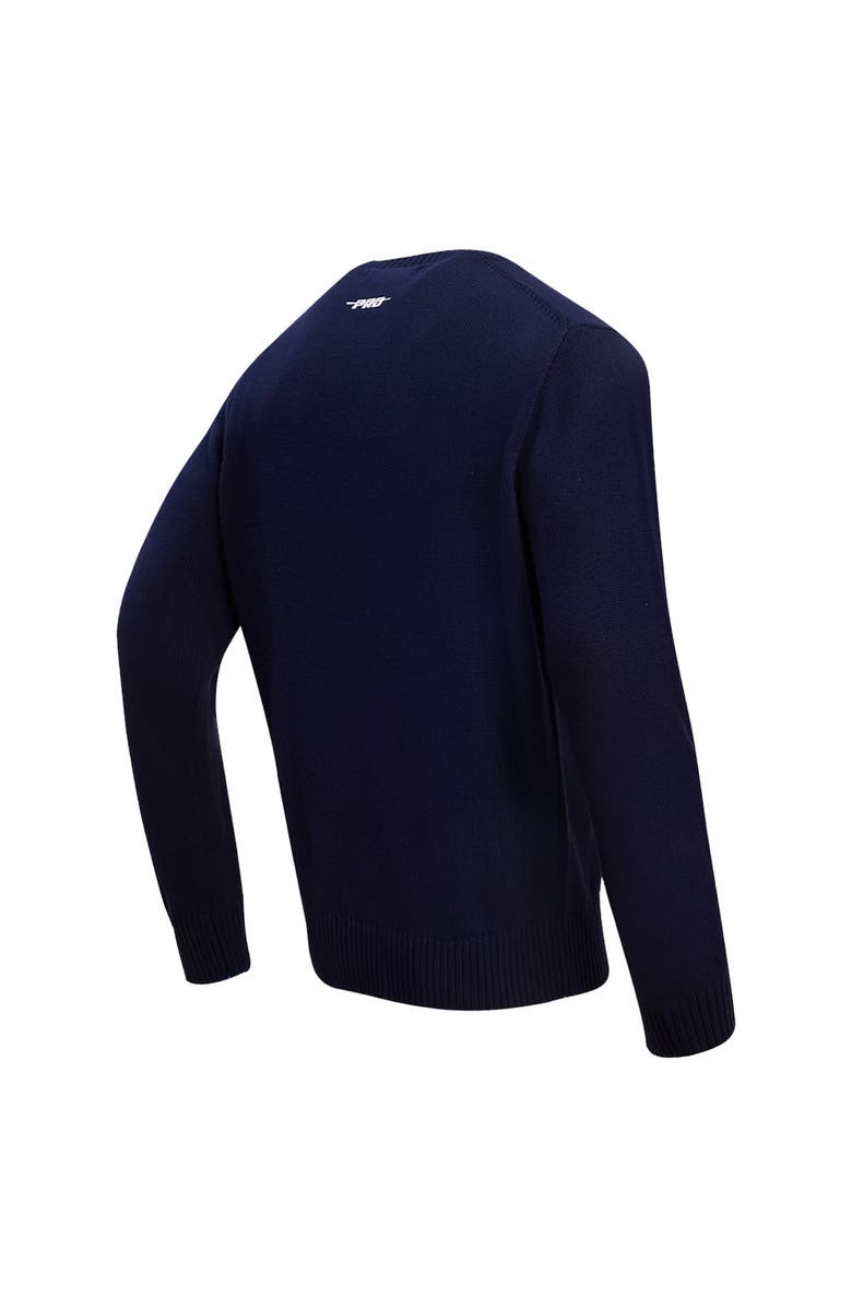 PRO STANDARD Men's Pro Standard Navy Dallas Cowboys Prep Knit Sweater, Alternate, color, 