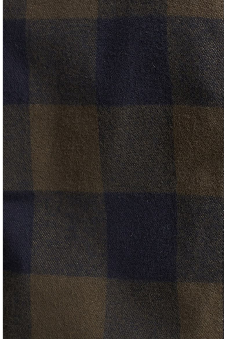 'The Fleece' Denim Jacket, Alternate, color, ARMY PLAID