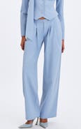 Miss Circle Reva Pinstripe Single Pleat Pants