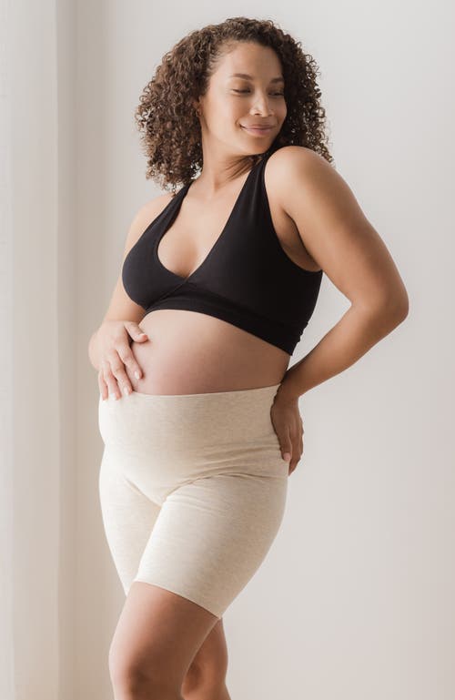 Kindred Bravely Sublime Maternity Bike Shorts In Neutral