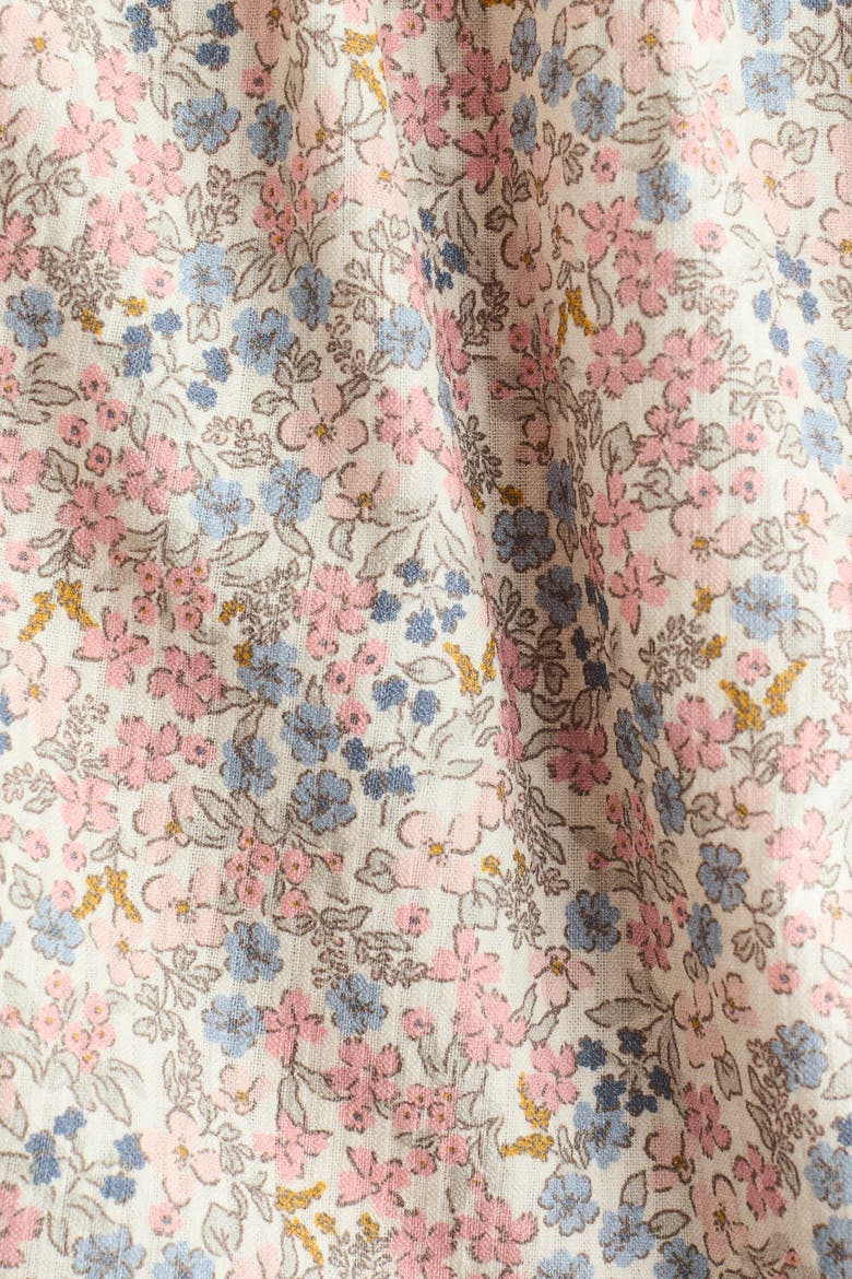 2-piece Cotton Set, Alternate, color, Light beige/floral