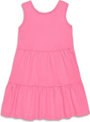 Primary Kids Tiered Tank Dress In Solids