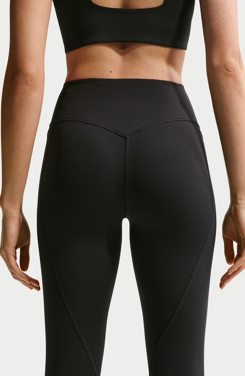 Nike Universa Dri-FIT High Waist 7/8 Leggings, Alternate, color, Black/Anthracite/Grey