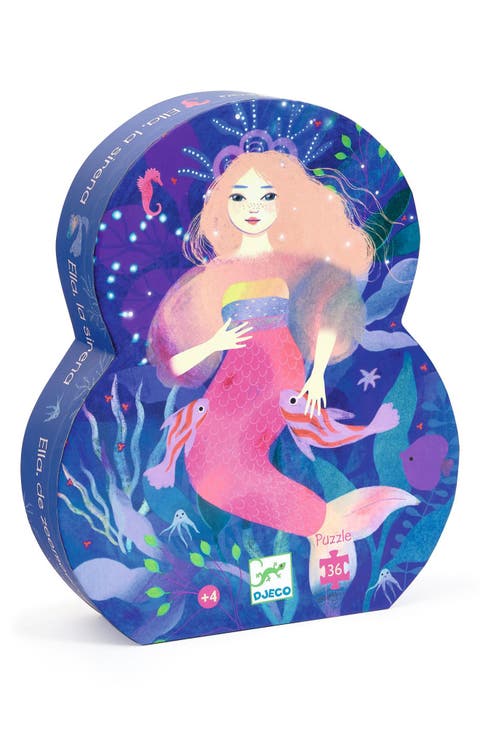 Kids' Ella the Mermaid 36-Piece Silhouette Puzzle