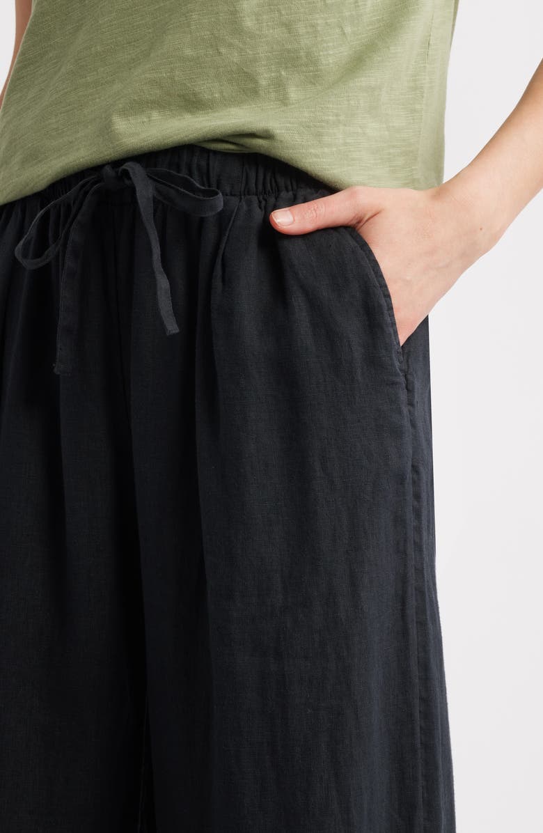 Caslon<sup>®</sup> Wide Leg Linen Pants, Alternate, color, 