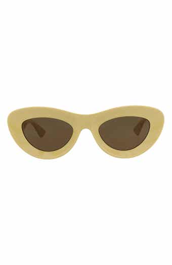 Bottega Veneta 51mm Oval Sunglasses