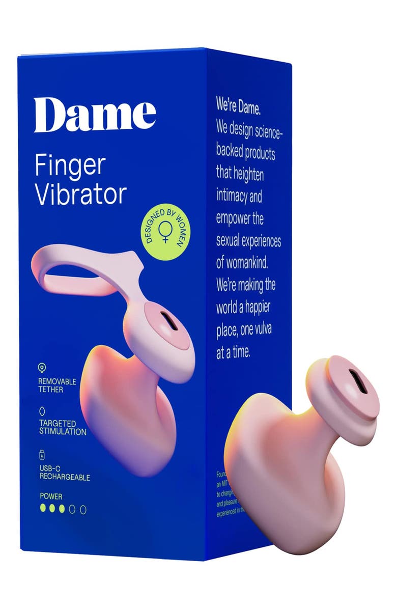 Dame Products Finger Vibrator, Alternate, color, Quartz