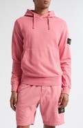Stone Island Logo Patch Cotton Hoodie