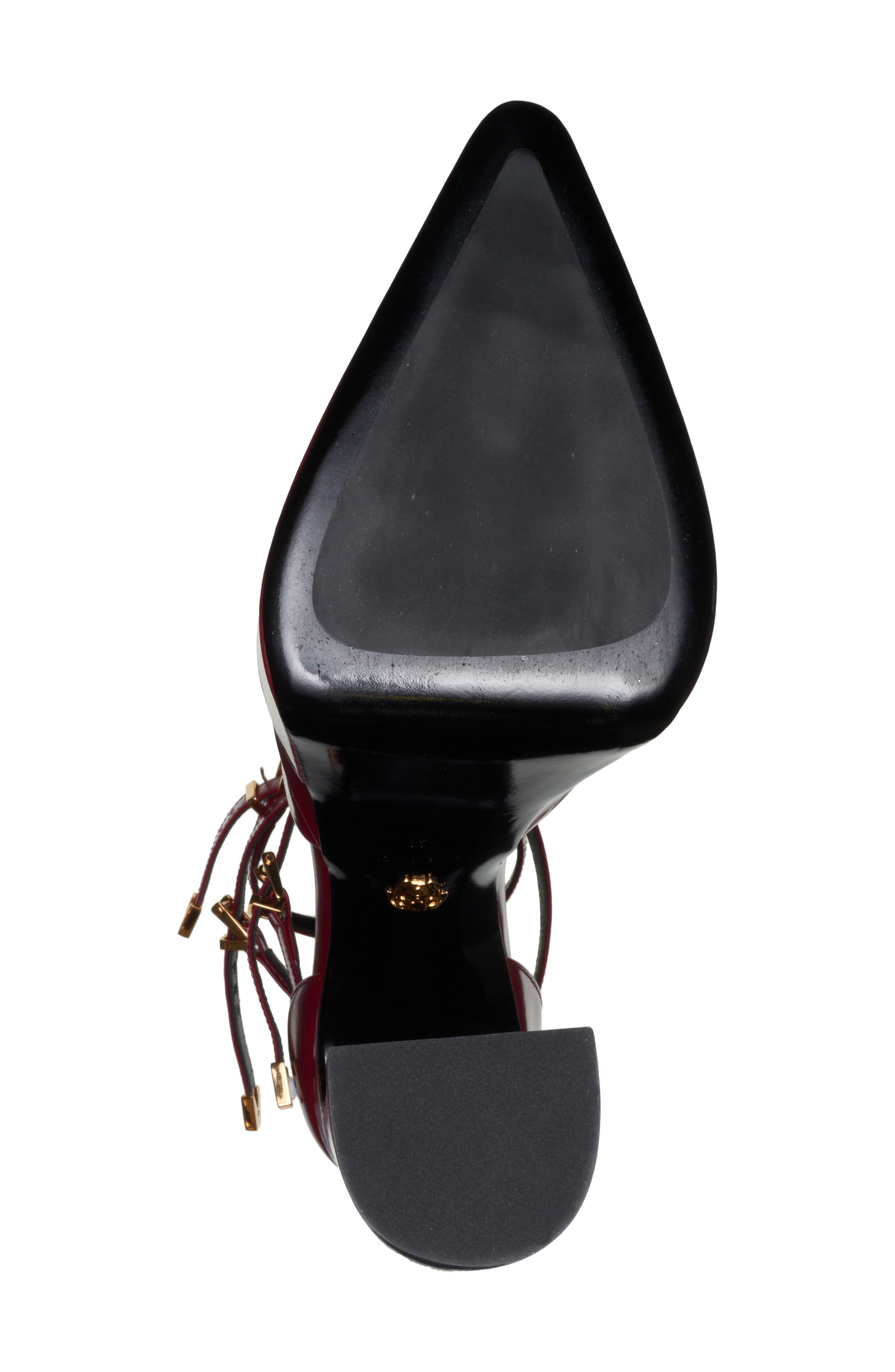 Versace Triple Strap Platform Pump, Alternate, color, 