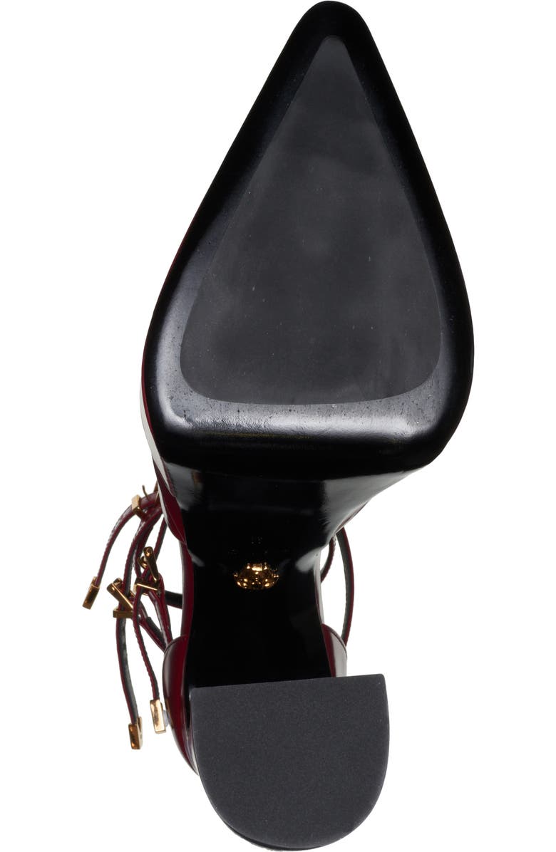 Versace Triple Strap Platform Pump, Alternate, color,