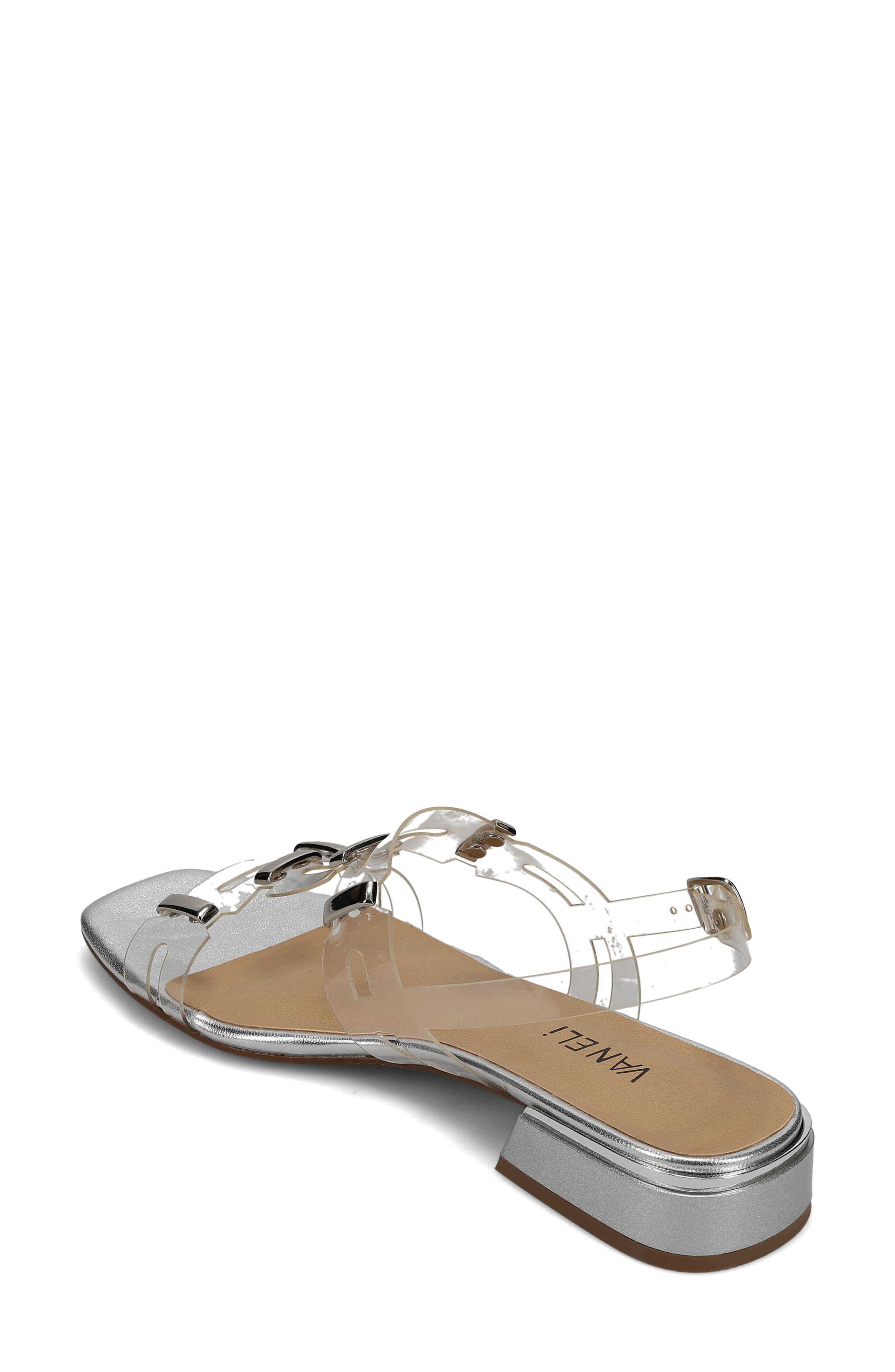 VANELi Eliana T-Strap Sandal, Alternate, color, Clear