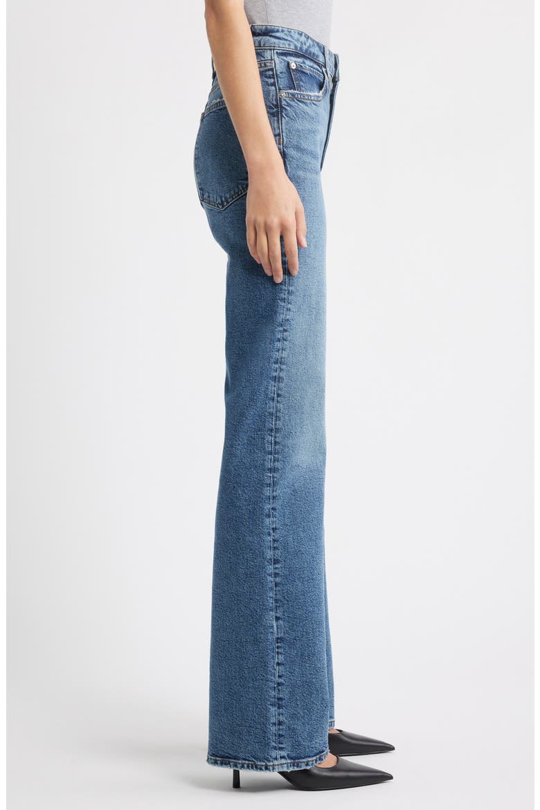 The Arrow High Waist Relaxed Bootcut Jeans, Alternate, color, HALO