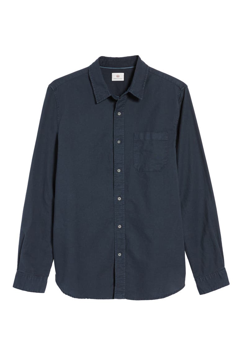 Caleb Slim Fit Twill Sport Shirt, Alternate, color, 5 YEARS PIGMENT MIDNIGHT