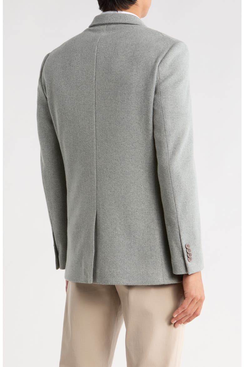 Light Grey Knit Sportcoat, Alternate, color, SOLID GREY