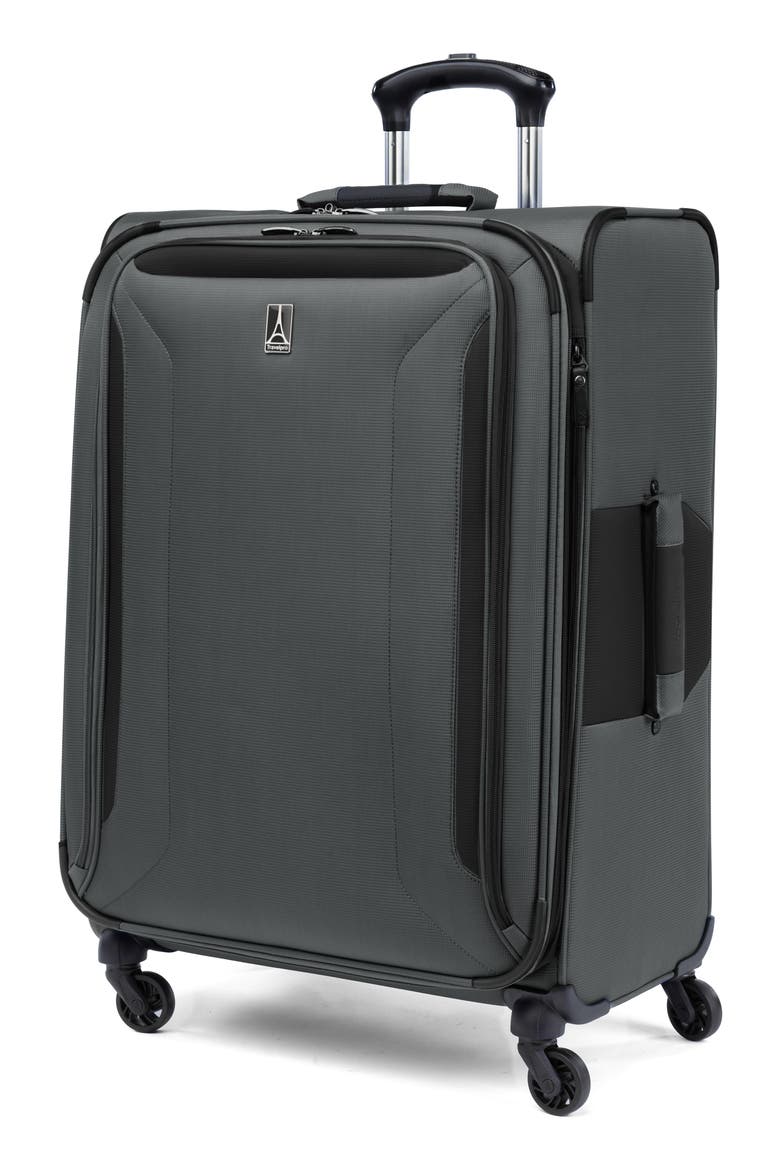 Pilot Air 2 25-Inch Expandable Spinner Luggage, Alternate, color, GREY/ BLACK