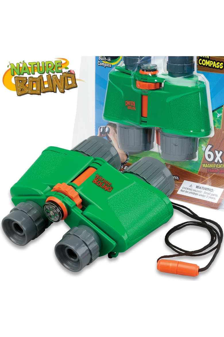 Binoculars w/ Compass, Alternate, color, Multicolored