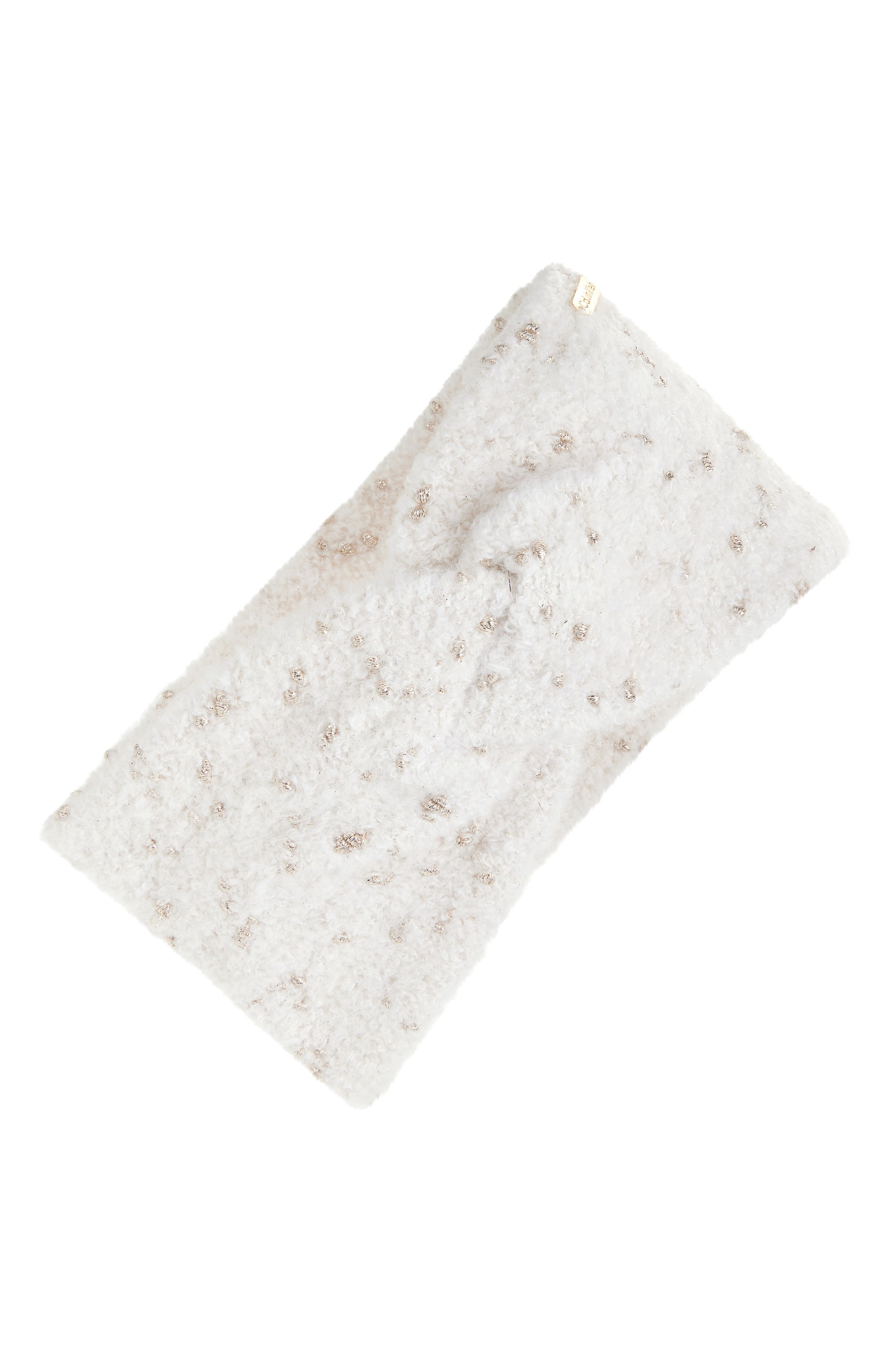 Calvin Klein Metallic Knit Headband