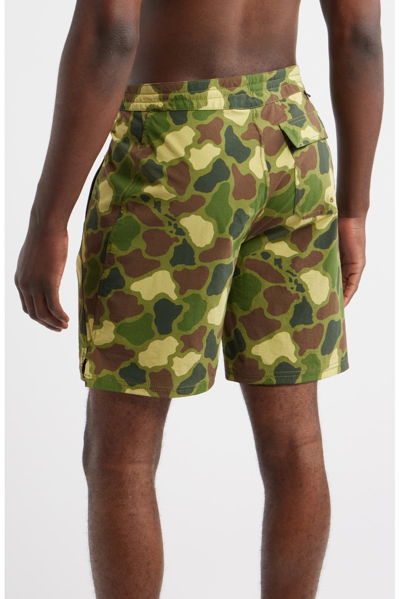 F1 Cordura Utility Shorts, Alternate, color, TROPIC GREEN CAMO