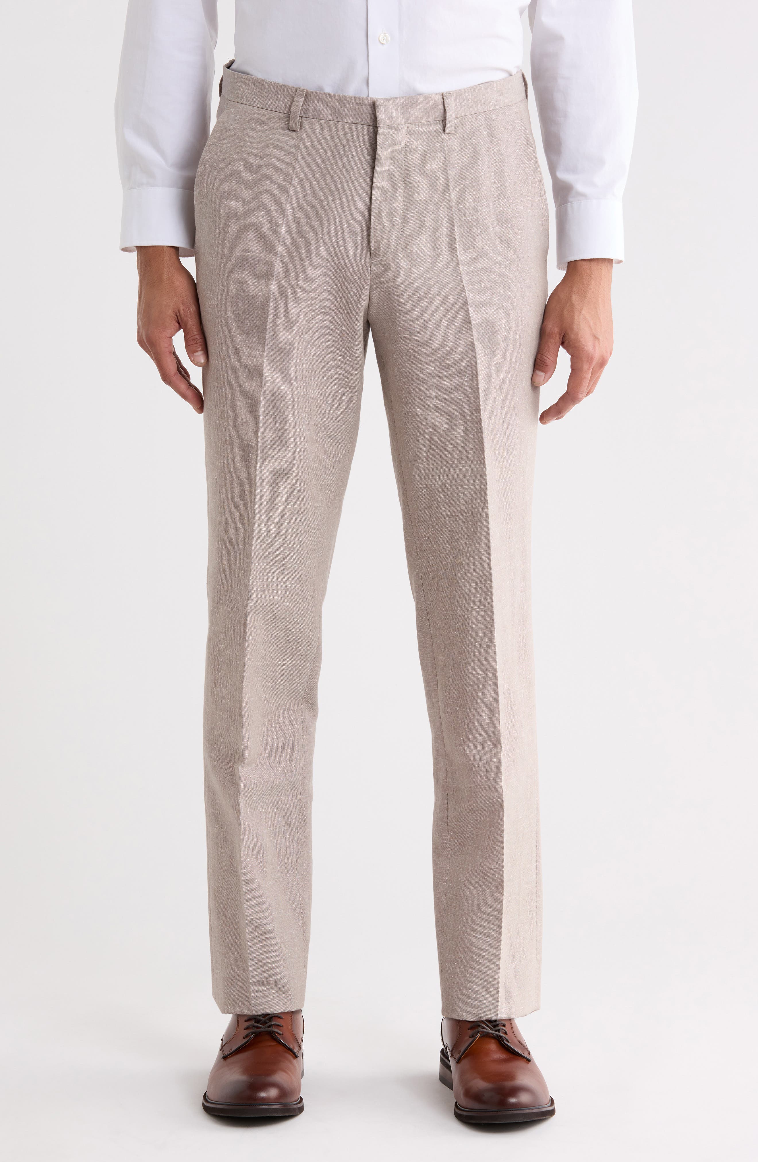 Hesten Cotton & Linen Dress Pants