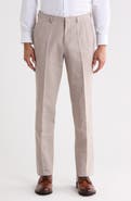 HUGO Hesten Cotton & Linen Dress Pants