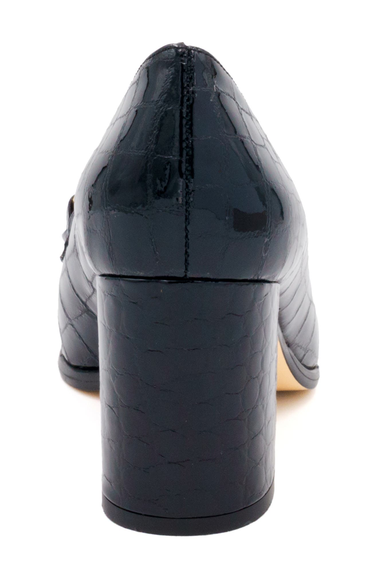 Amalfi by Rangoni Lanternal Croc Embossed Bit Pump, Alternate, color, 