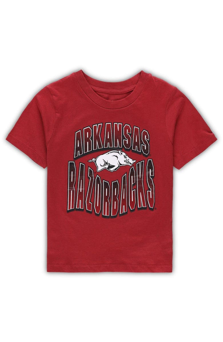 Outerstuff Preschool Black/Cardinal Arkansas Razorbacks Game Day T-Shirt Combo Pack, Alternate, color, 