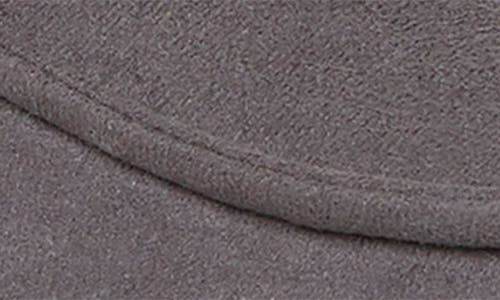 Dearfoams Microsuede Faux Shearling Slipper In Gray