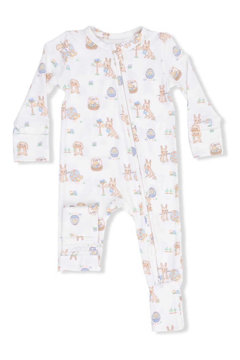 Easter Egg Hunt Convertible Footie, Alternate, color, IVORY