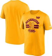 Nike Men's Nike Gold Washington Commanders 90th Anniversary Legend T-Shirt