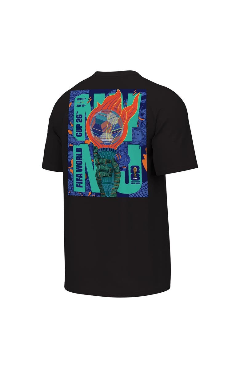 Outerstuff Men's Outerstuff Black 2026 FIFA World Cup New York Host City Poster Graphic T-Shirt, Alternate, color, Black