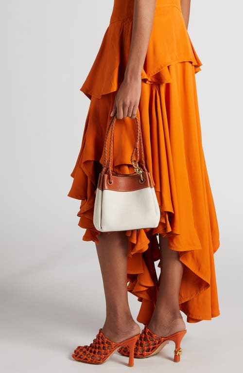 Bottega Veneta Small Parachute In Natural Light Wood
