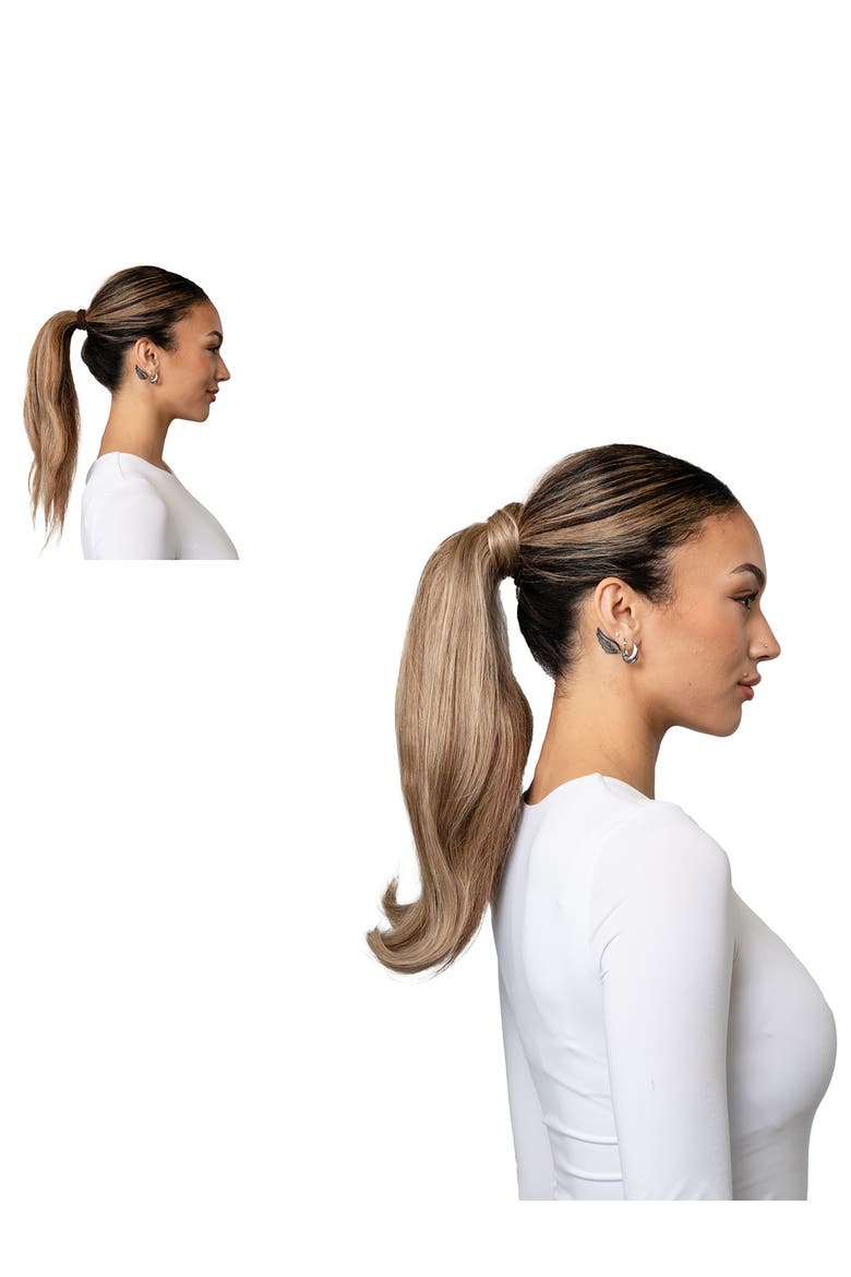 18-Inch Human Hair Ponytail Extension, Alternate, color, BUTTERSCOTCH