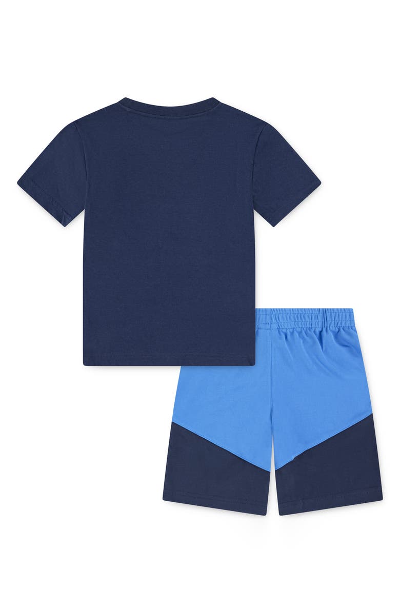 Nike Kids' T-Shirt & Colorblock Shorts Set, Alternate, color, Midnight Navy