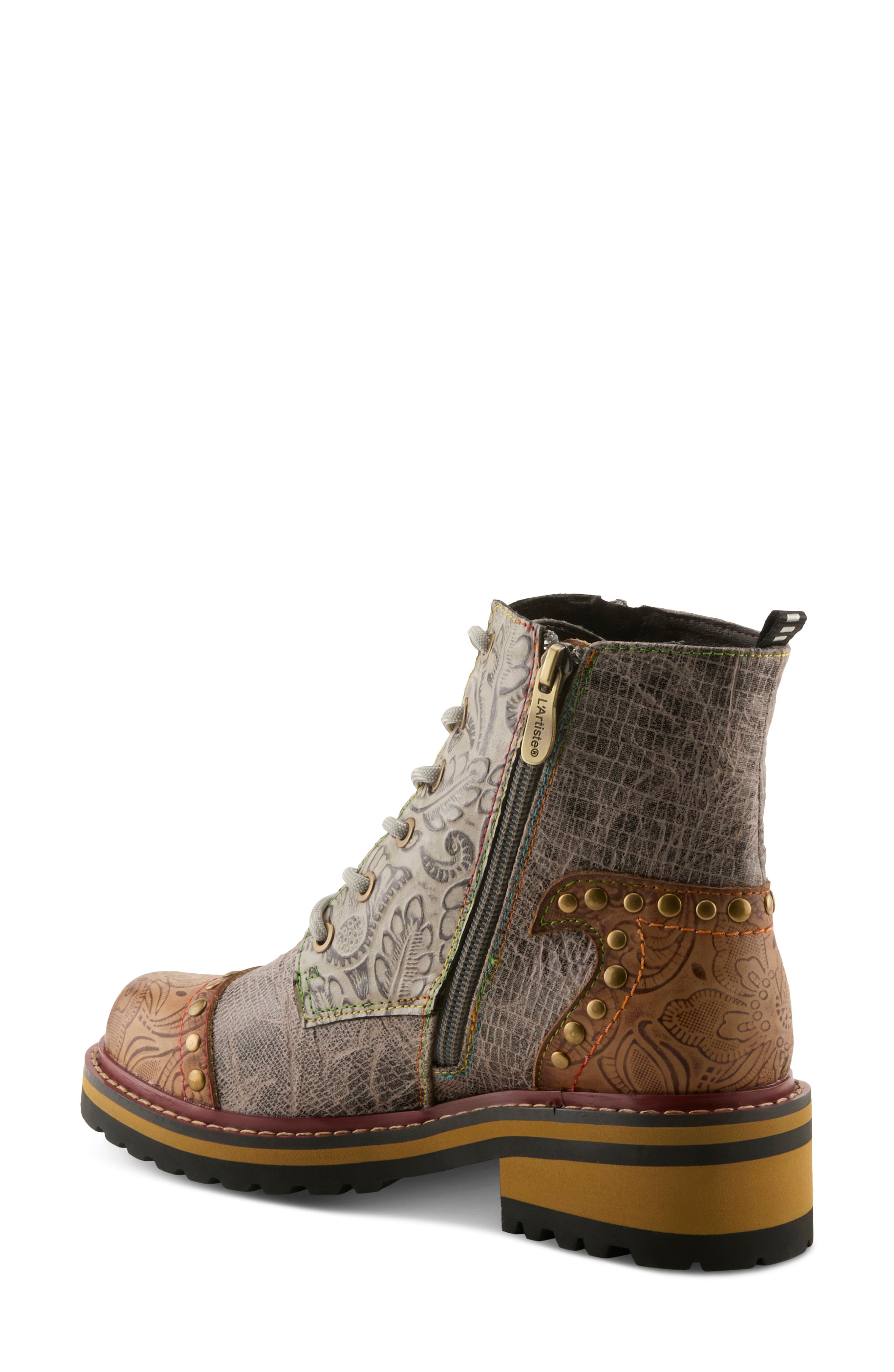L'Artiste Rugup Boot, Alternate, color, BEIGE MULTI