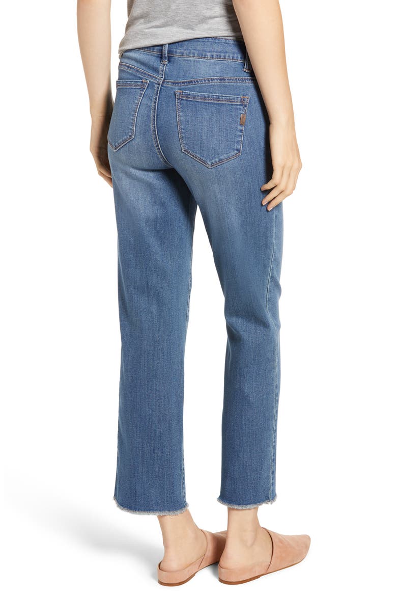 Ankle Straight Leg Jeans, Alternate, color, KORN LIGHT WASH