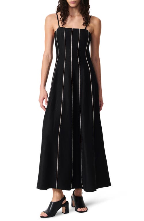 Rag & Bone Kennedy Embellished Sleeveless Maxi Dress In Black