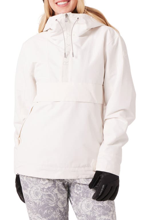 Roxy Shelter Technical Snow Anorak In White