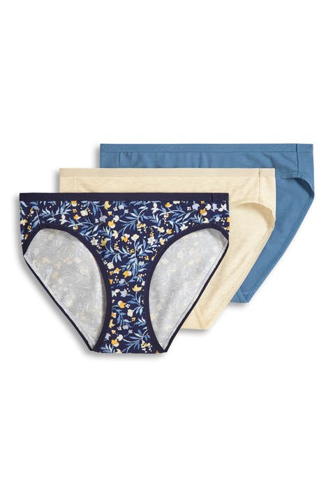 Womens Organic Cotton Stretch Bikini - 3 Pack