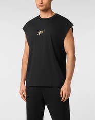 PLEIN SPORT Tanktop T-Shirt Label Men
