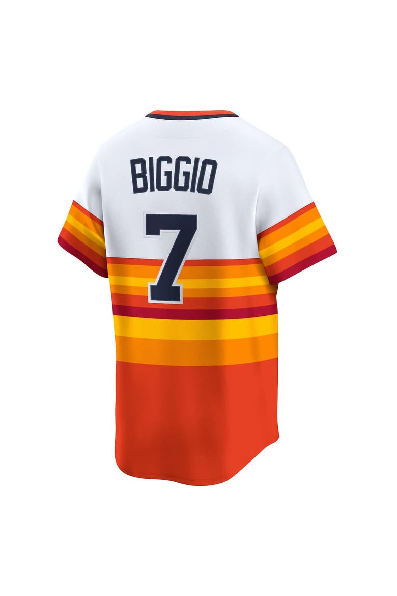 Men's Nike Craig Biggio White Houston Astros Throwback Cooperstown Collection Limited Player Jersey, Alternate, color, White