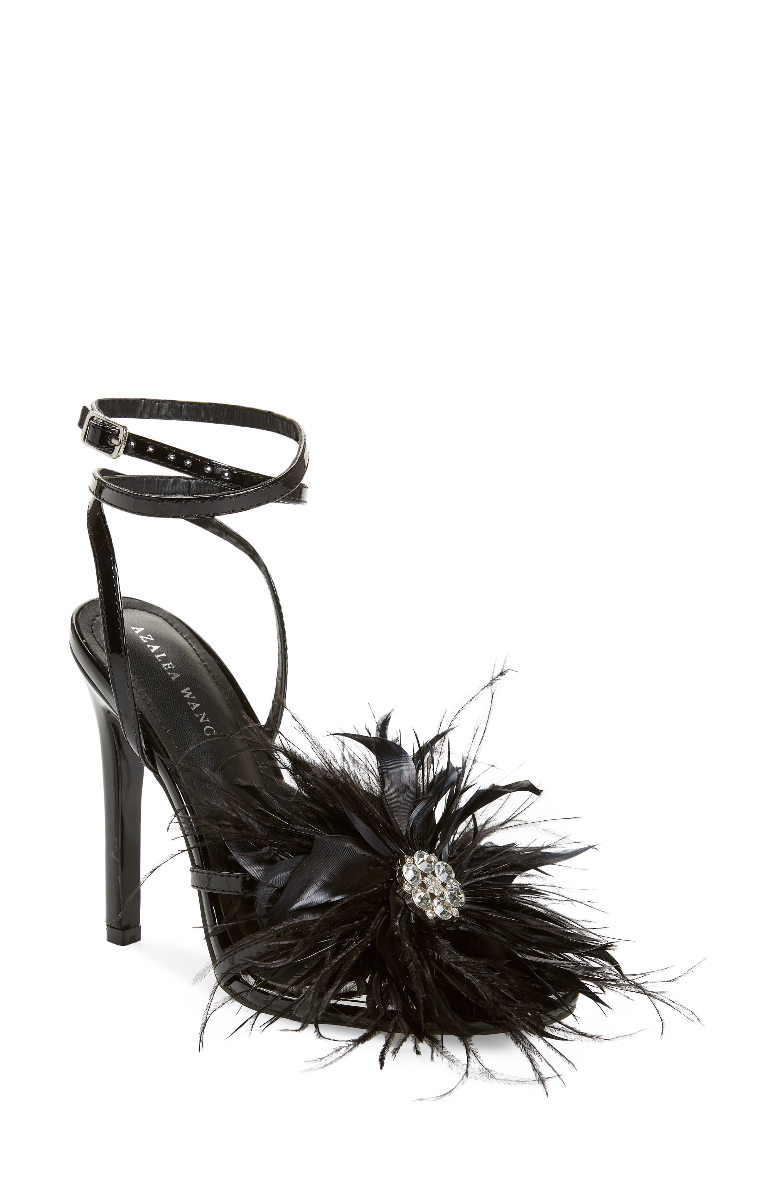 AZALEA WANG Santos Ankle Strap Sandal, Main, color, 