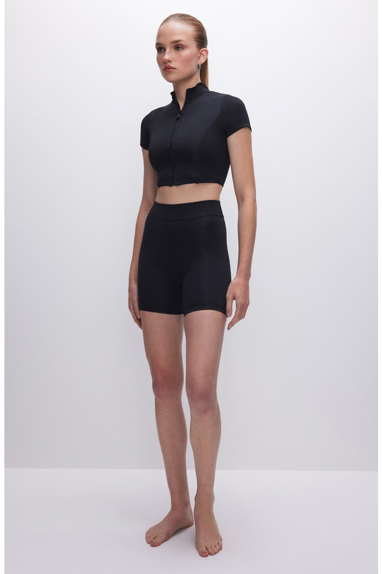 Good Compression Swim Shorts, Alternate, color, BLACK001