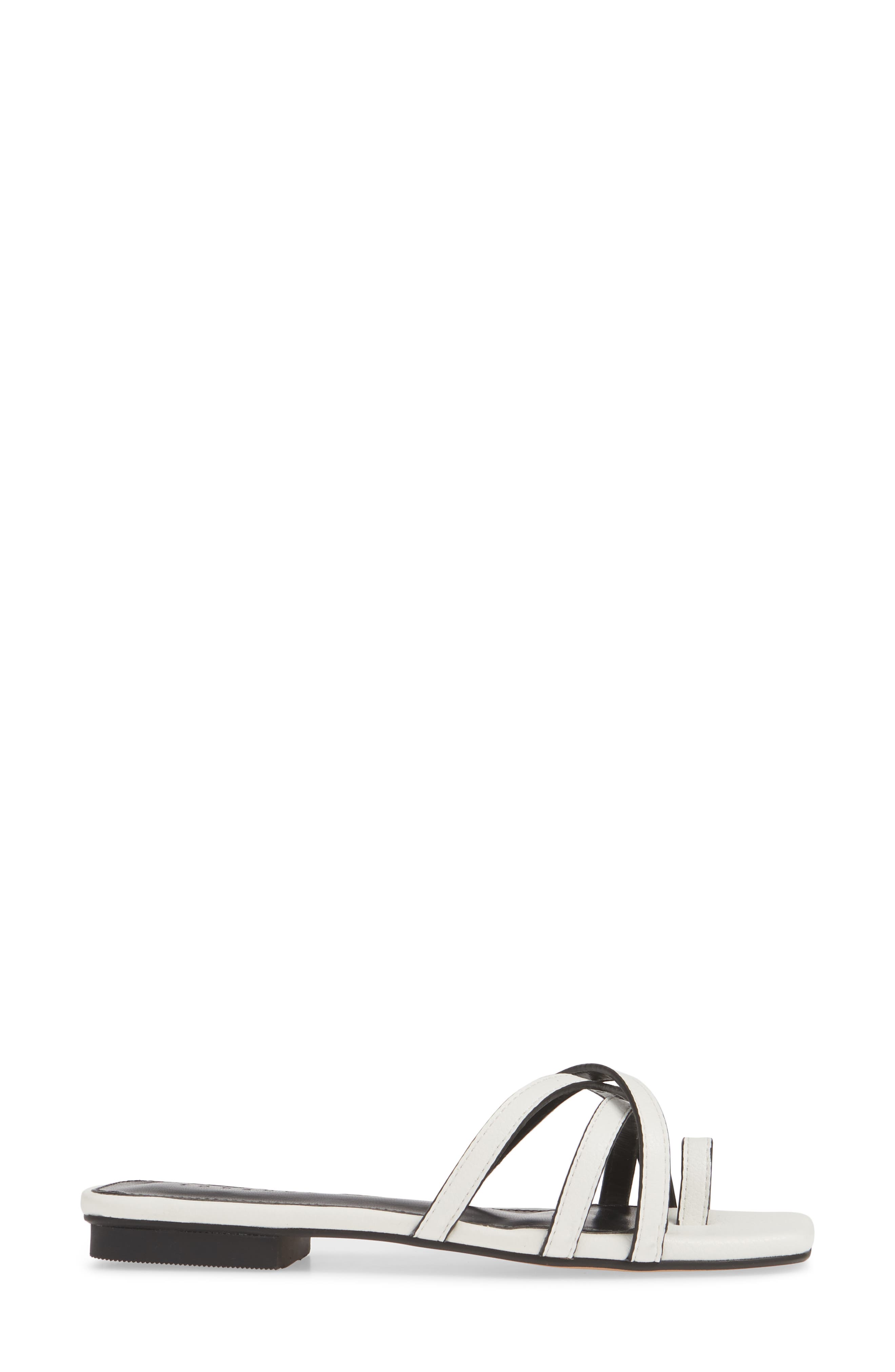 Topshop Hippie Square Slide Sandal, Alternate, color, 