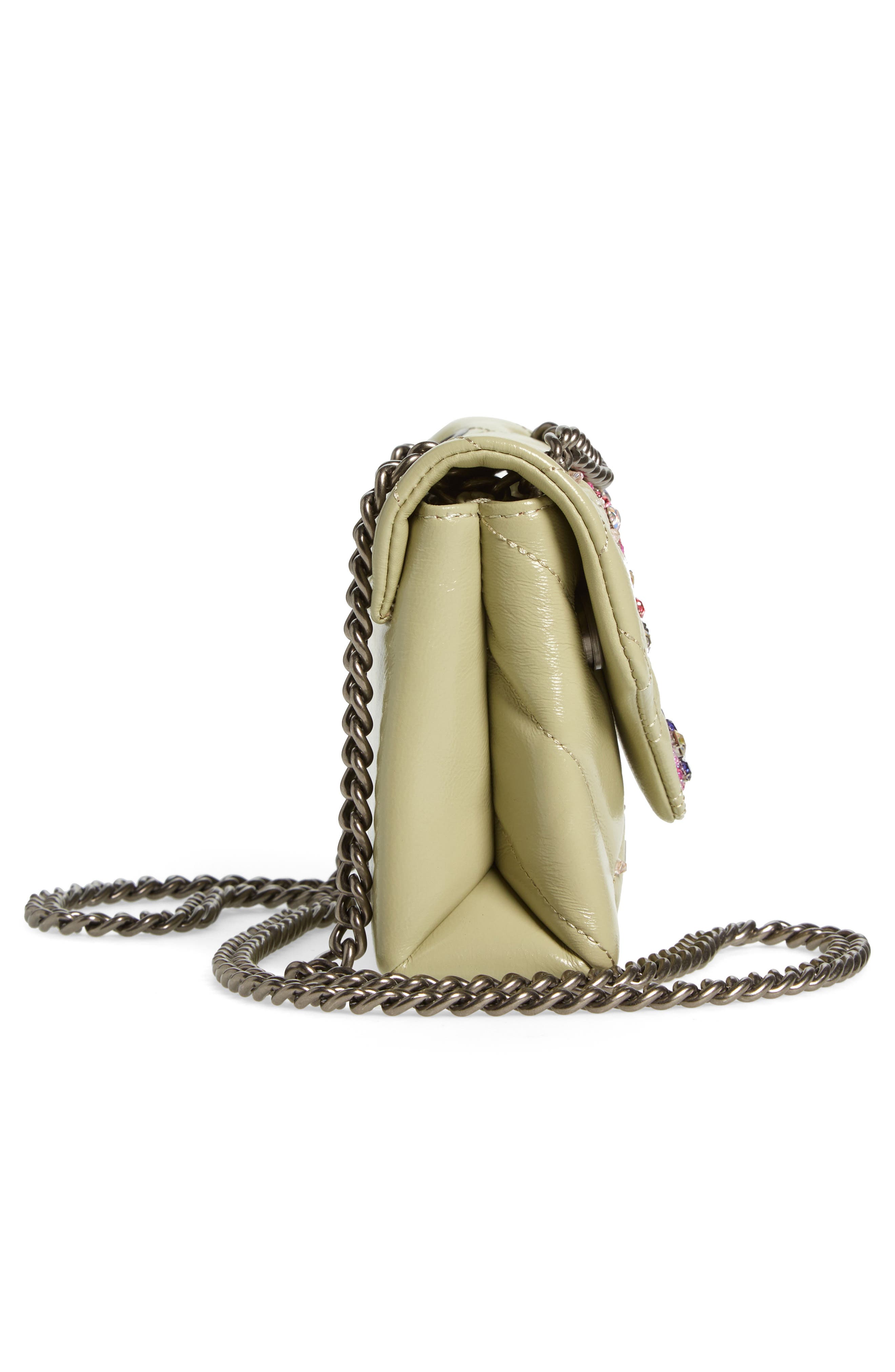 Kurt Geiger London Mini Kensington Butterfly Leather Crossbody Bag, Alternate, color, 