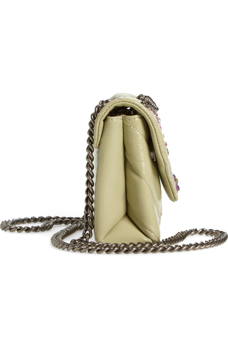 Kurt Geiger London Mini Kensington Butterfly Leather Crossbody Bag, Alternate, color,