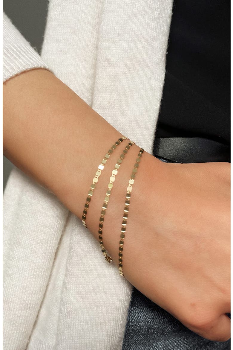 Valentino Chain Bracelet, Alternate, color, YELLOW GOLD