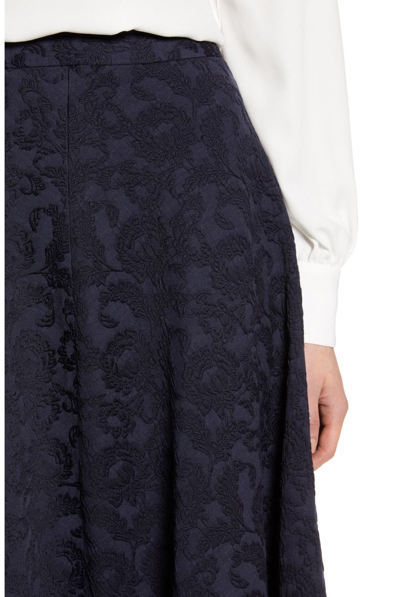 Jacquard Circle Skirt, Alternate, color, NAVY PEACOAT